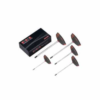 5-piece T-handle torx key set