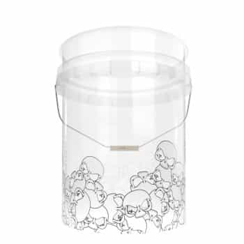 Skull Bucket 19L Transparent