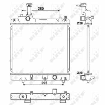Radiator, engine cooling