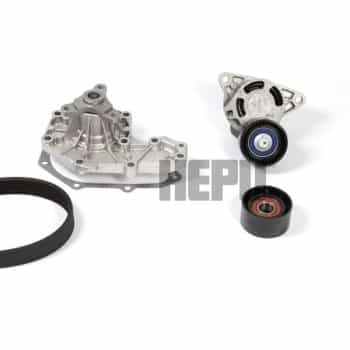 Water pump + Multi V-belt set