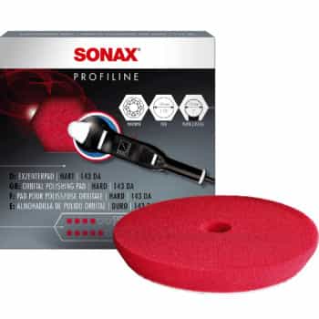 SONAX Polishing disc eccentric hard red 125mm