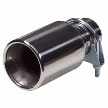 Uitlaatsierstuk RVS - round 89mm - length 178mm - 40-58mm connection