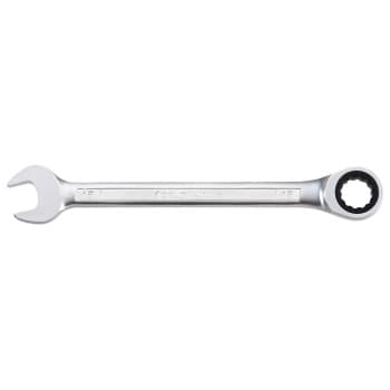 Ratchet ring spanner, straight 12-side 15mm