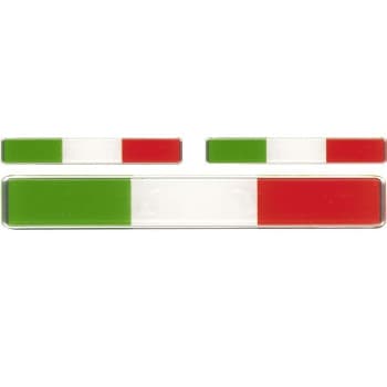 Sticker 3D ''Italia Flag'' 3pcs.