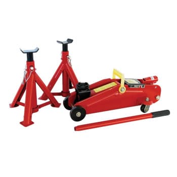 Garage jack 2000kg + axle support set