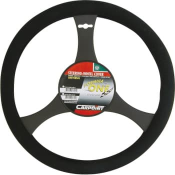 Carpoint Steering Wheel Cover Black