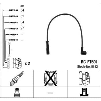 Ignition Cable Kit 8192 NGK