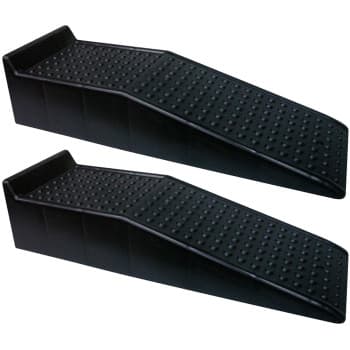 Plastic ramps - black - set of 2 pieces (Height 17cm)