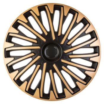4-piece Hubcaps Soho 16-inch black / gold