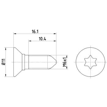 Bolt, brake disc