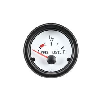 Performance Instrument White Fuel level 52mm