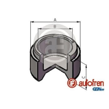 Piston, brake caliper