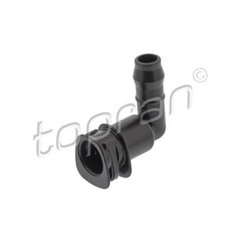 Connecting element, cleaning fluid line