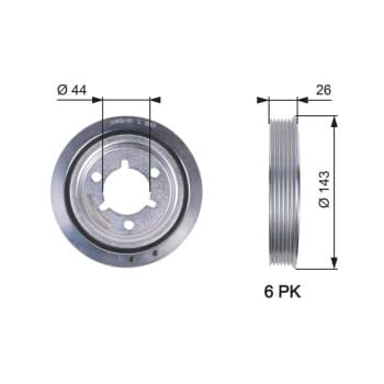Belt Pulley, crankshaft DriveAlign®