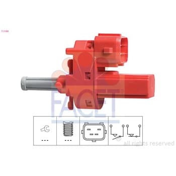 Switch, clutch control (cruise control) Made in Italy - OE Equivalent