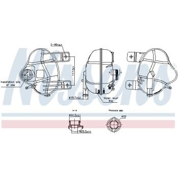 Expansion tank, coolant