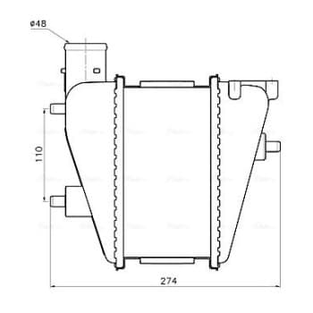 Intercooler, charge air cooler