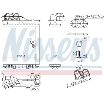 Heater radiator, interior heating