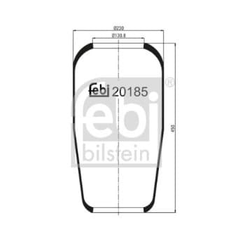 Spring bellows, air suspension