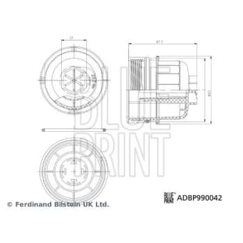 Cover, oil filter housing Blue Print Solution
